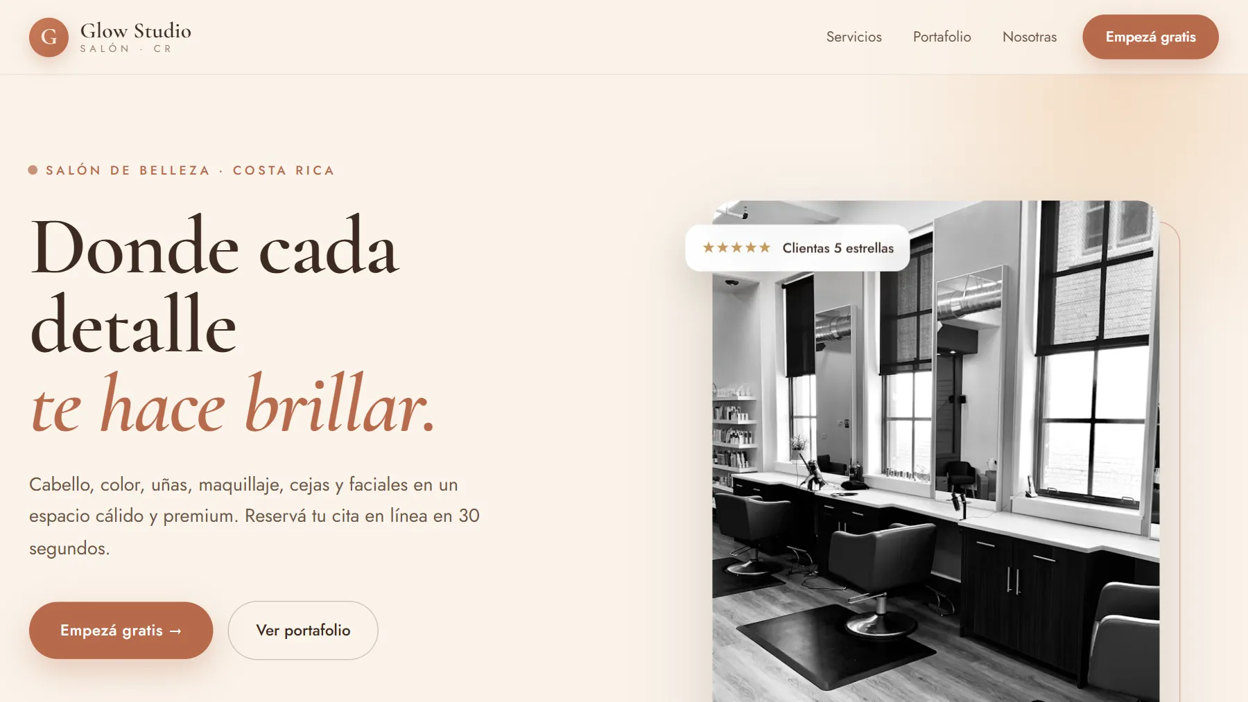 Páginas Web y Reservas