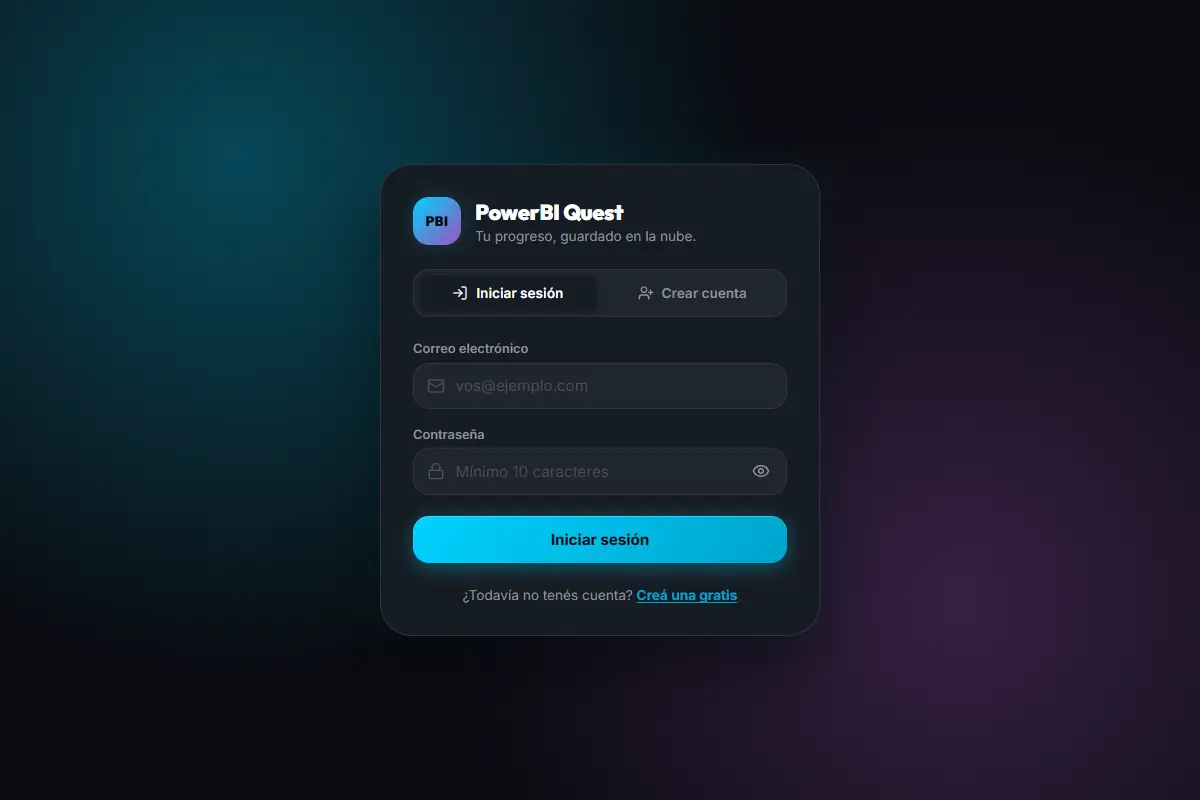 Captura del sitio PowerBI Quest (jcanalyticscr.github.io/PowerBIQuest)
